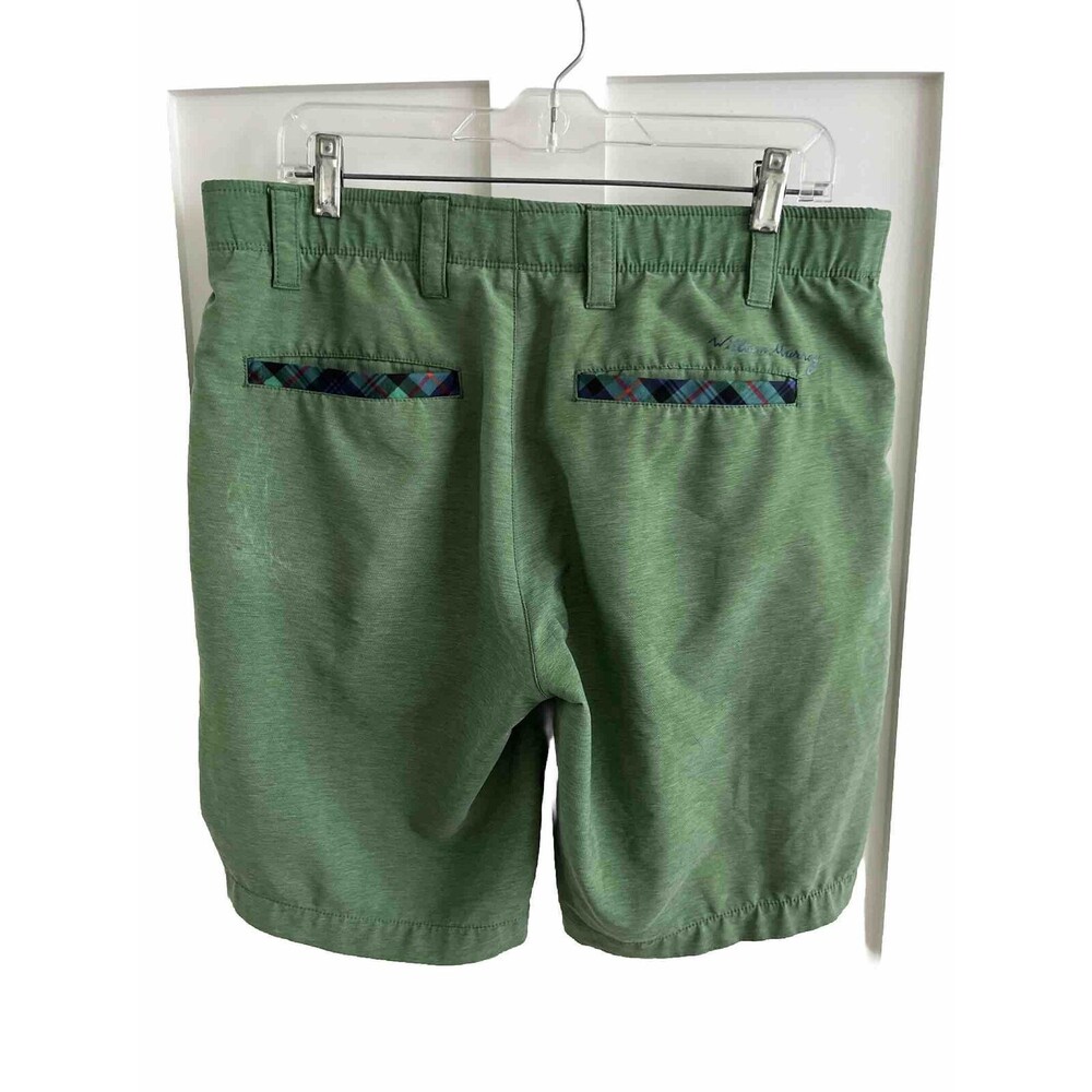 EUC William Murray Shorts Green Performance Classic Straight Fit Golf sz 32 - Picture 5 of 11